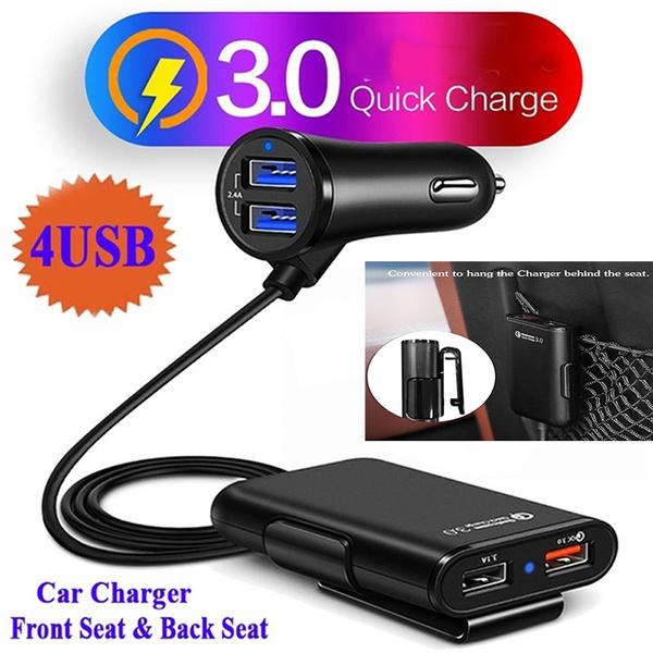 Universal 4 Ports USB Car Charger Automotive - DailySale