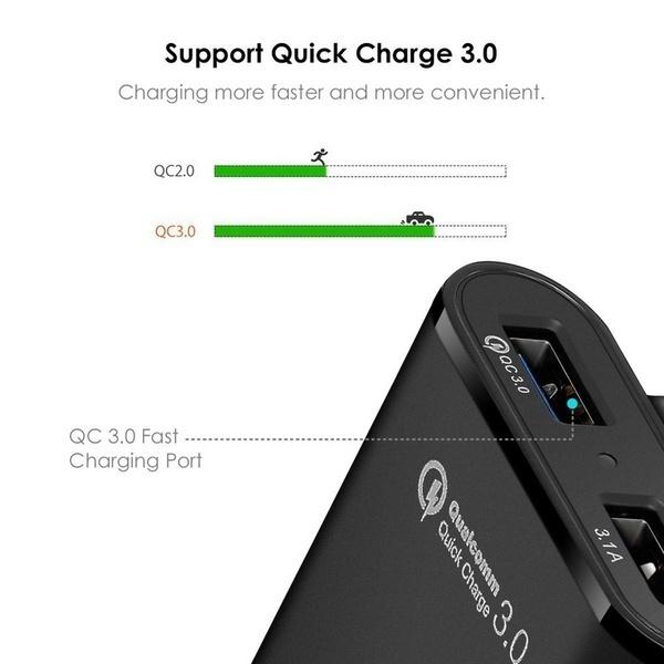 Universal 4 Ports USB Car Charger Automotive - DailySale