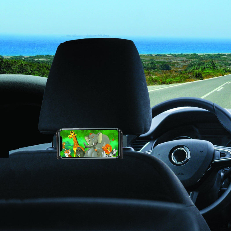 Universal Adjustable Headrest Mount for Tablets & Smartphones Automotive - DailySale