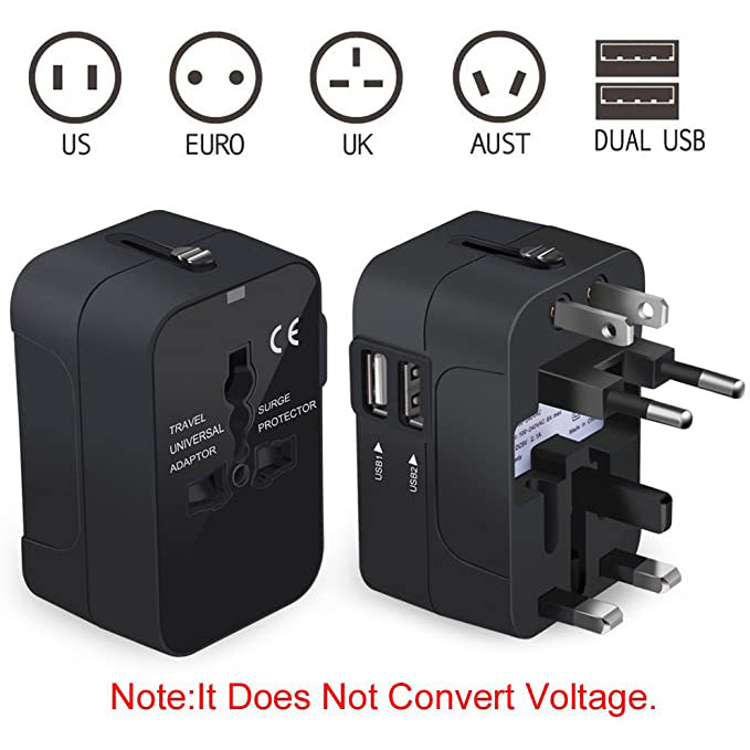 Universal All in One Worldwide Travel Adapter Mobile Accessories - DailySale