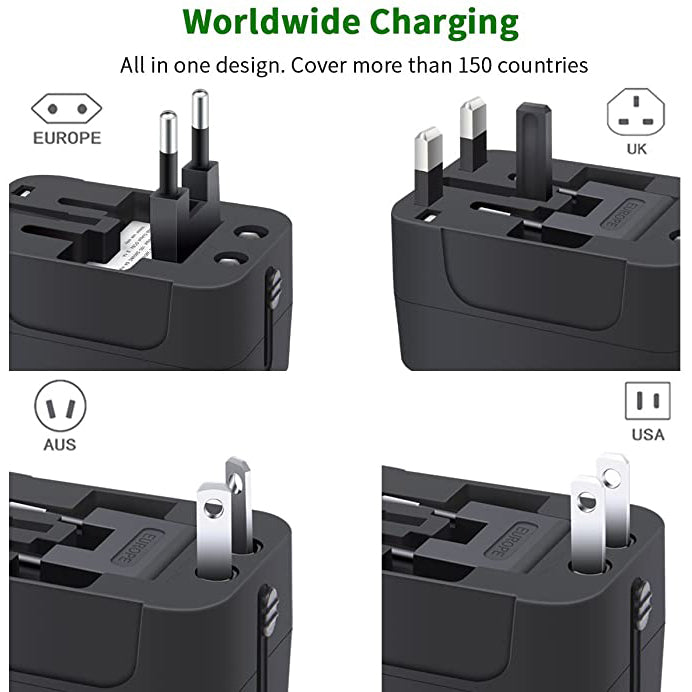 Universal All in One Worldwide Travel Adapter Mobile Accessories - DailySale