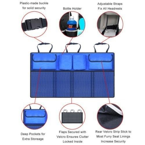 Universal Auto Car Organizer Trunk Back Seat Storage Bag Automotive - DailySale