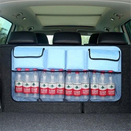 Universal Auto Car Organizer Trunk Back Seat Storage Bag Automotive Light Blue - DailySale