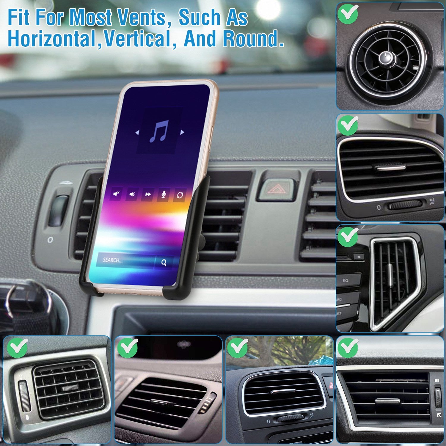 Universal Car Air Vent Phone Mount Automotive - DailySale