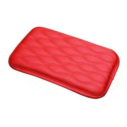 Universal Car Armrest Pad Cover Automotive Red - DailySale