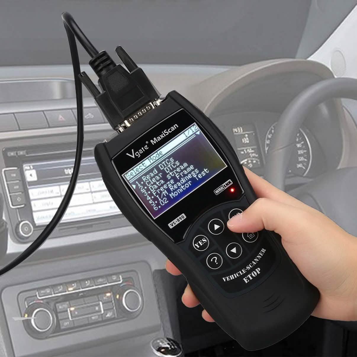 Universal Car Fault Reader Code Scanner Diagnostic Tool OBD 2 SCAN Res