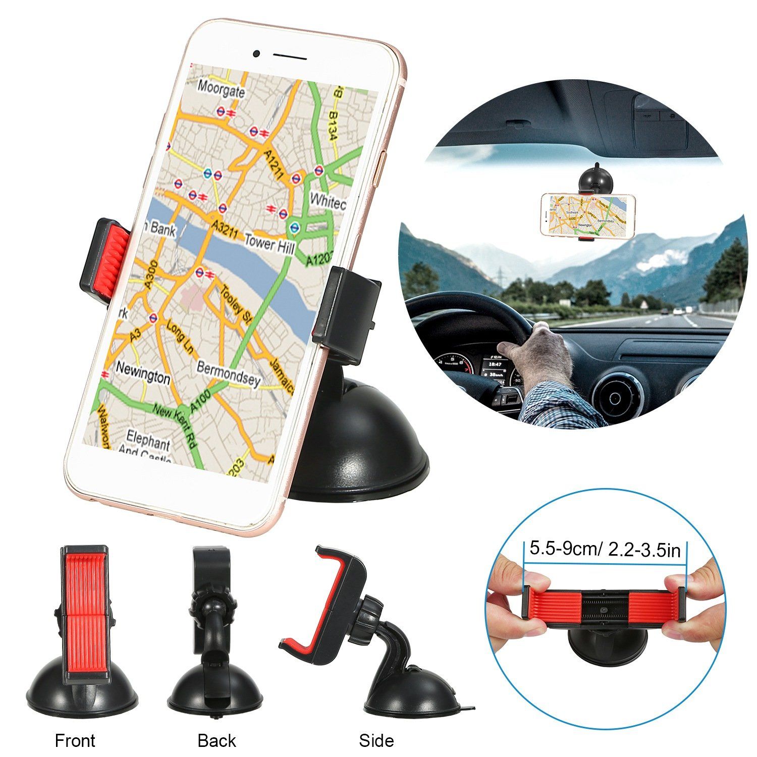 Universal Car Windshield Mount Holder Automotive - DailySale