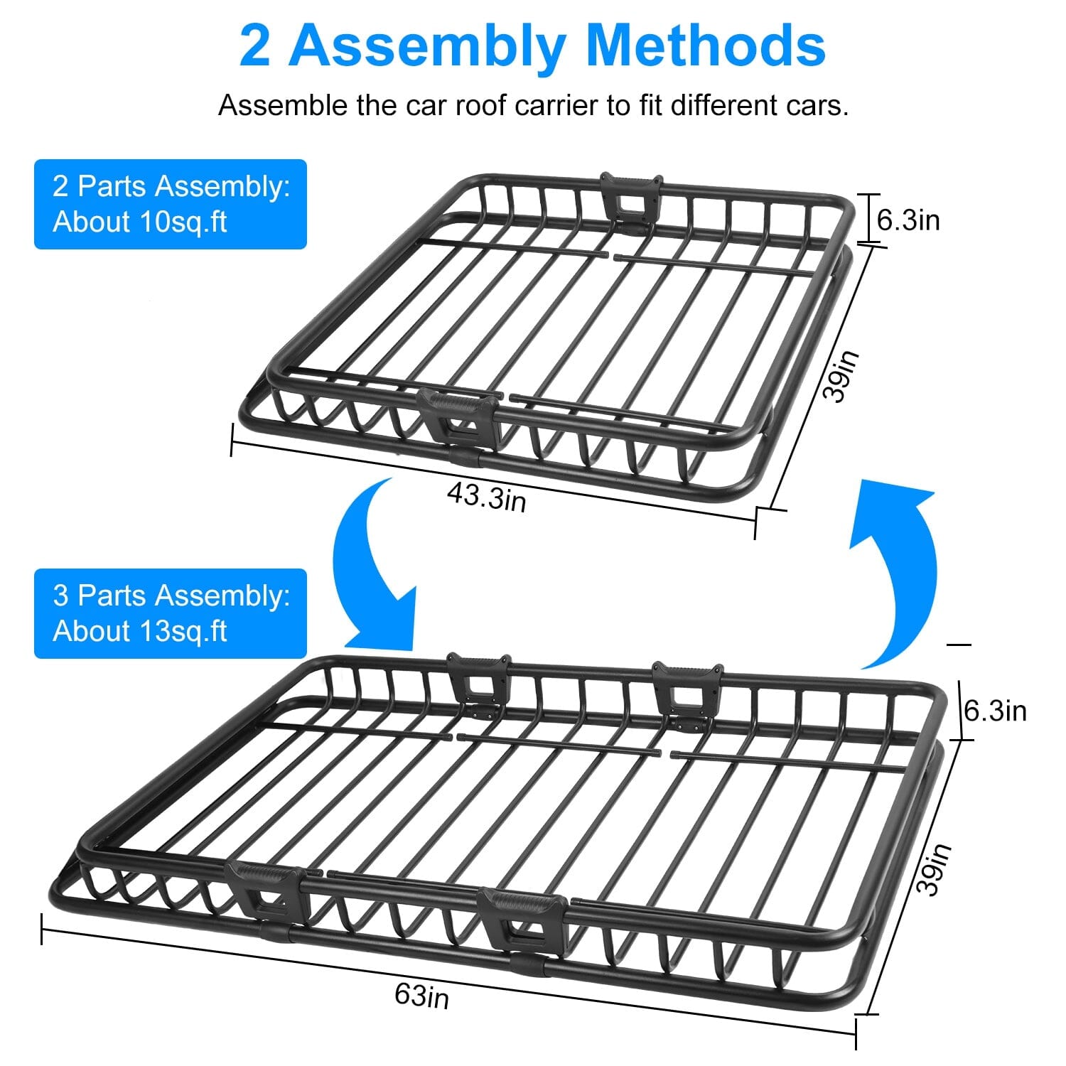 Universal Roof Rack Car Luggage Holder Automotive - DailySale