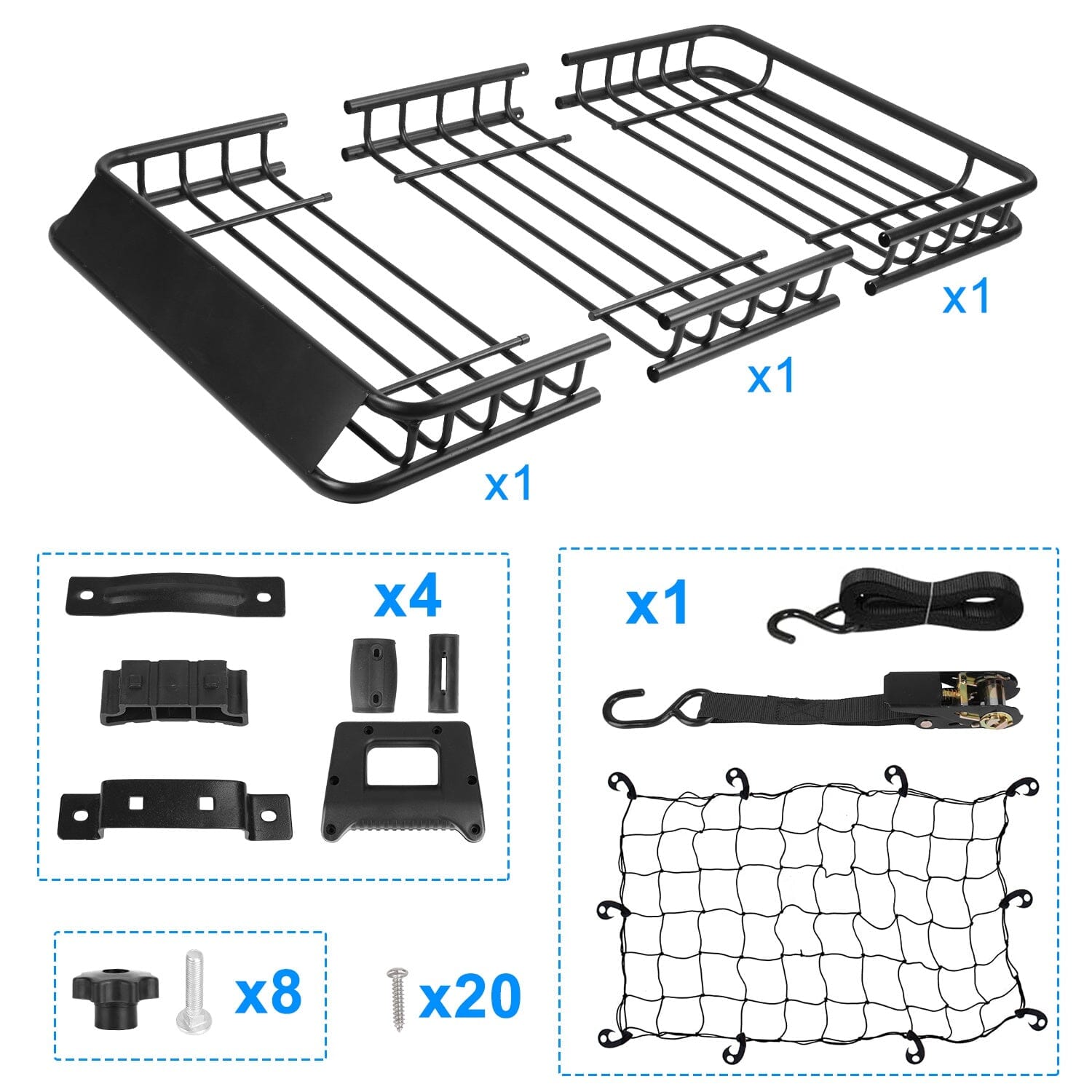 Universal Roof Rack Car Luggage Holder Automotive - DailySale