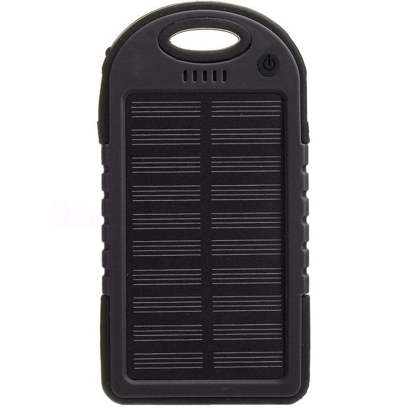 Universal Waterproof Solar Charger Phones & Accessories Black 1 Pack - DailySale