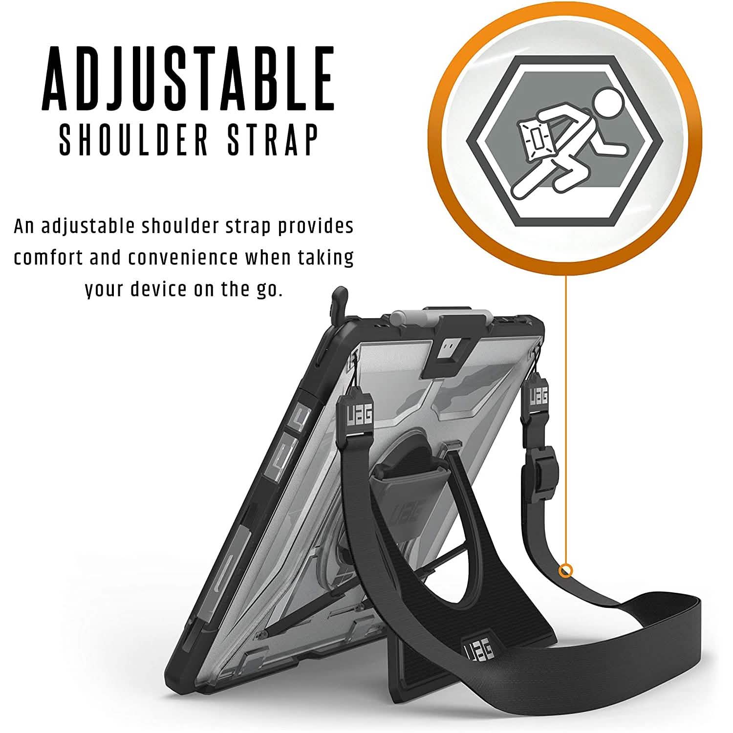 Urban Armor Gear UAG Military Drop Tested Case Designed for Microsoft Surface Pro Computer Accessories - DailySale