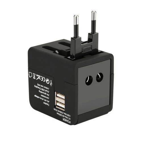 US EU UK AU Travel Universal Adapter USB Charger Type-C AC Wall Plug Converter Mobile Accessories - DailySale
