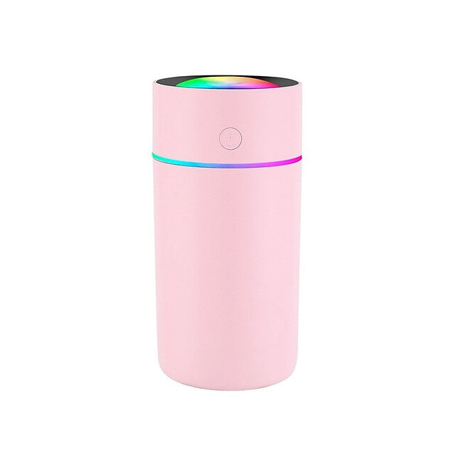 USB Colorful Aromatherapy Humidifier Wellness Pink - DailySale