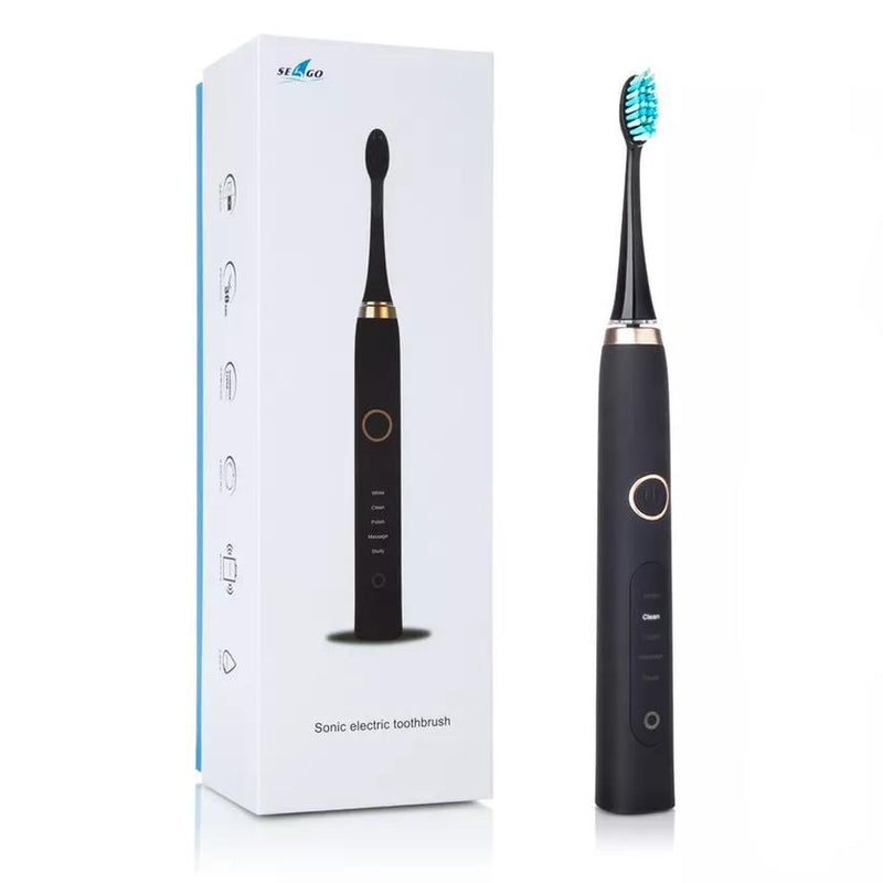 USB Electric Toothbrush with 4 Replacement Heads Beauty & Personal Care - DailySale