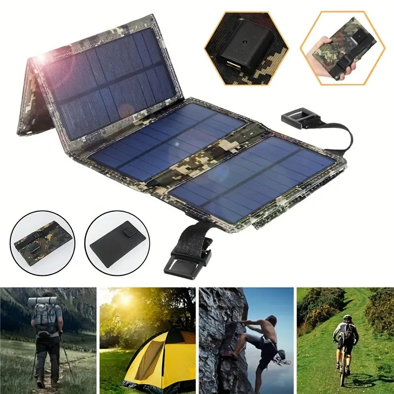 USB Foldable Solar Panel Mobile Accessories - DailySale