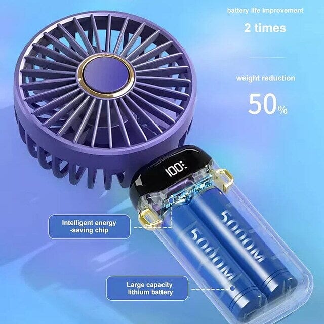 USB Handheld Small Fan Mini Portable Fan Household Appliances - DailySale