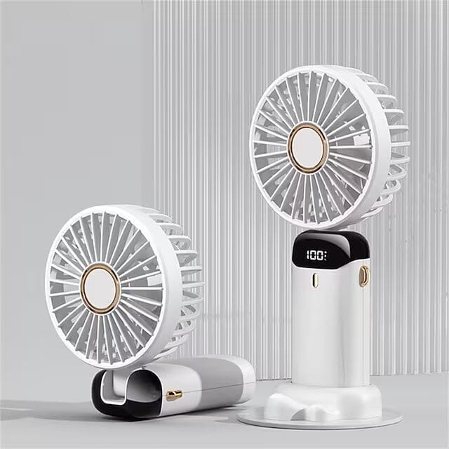 USB Handheld Small Fan Mini Portable Fan Household Appliances White - DailySale