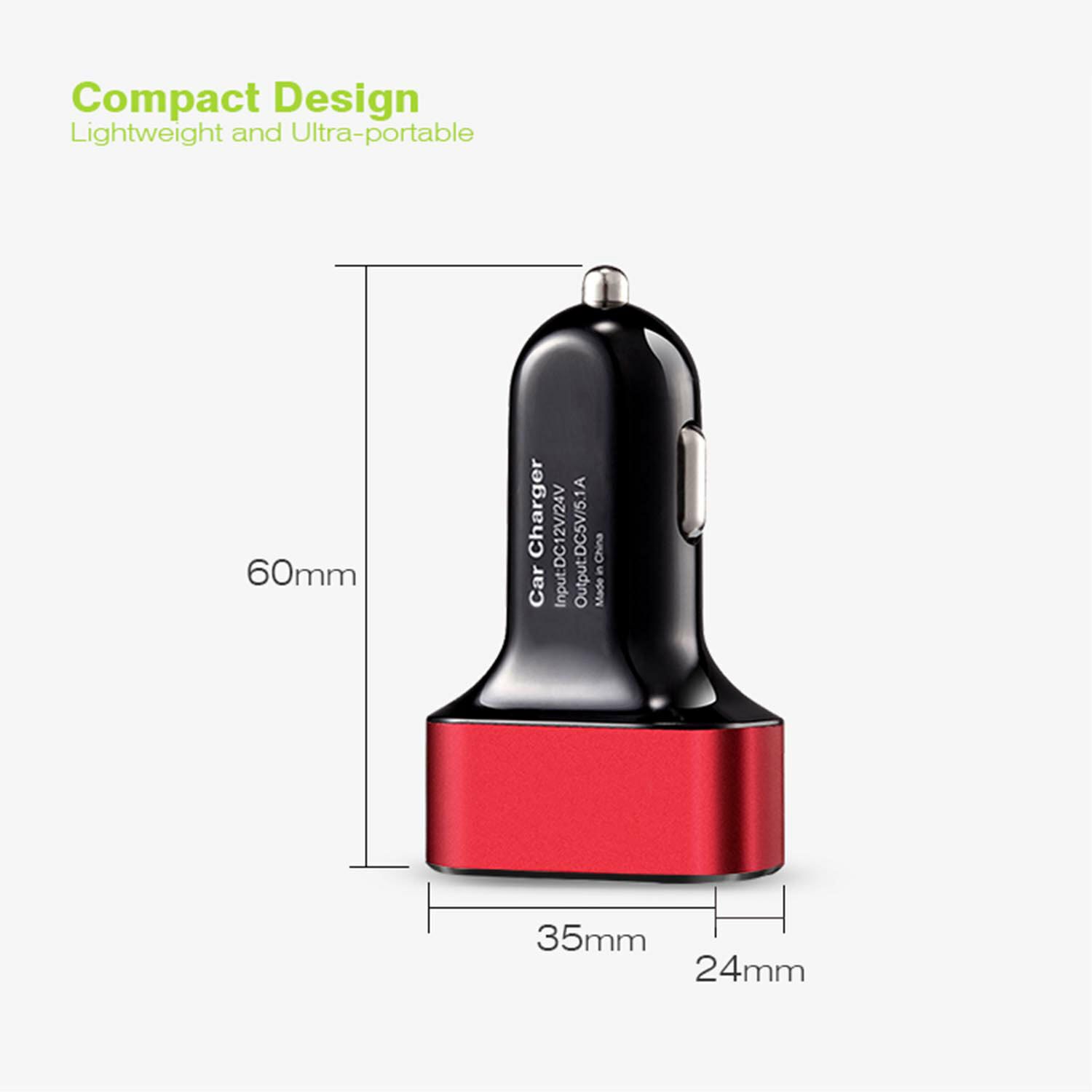 USB Port Cigarette Lighter Charger 30W 5.5A Automotive - DailySale