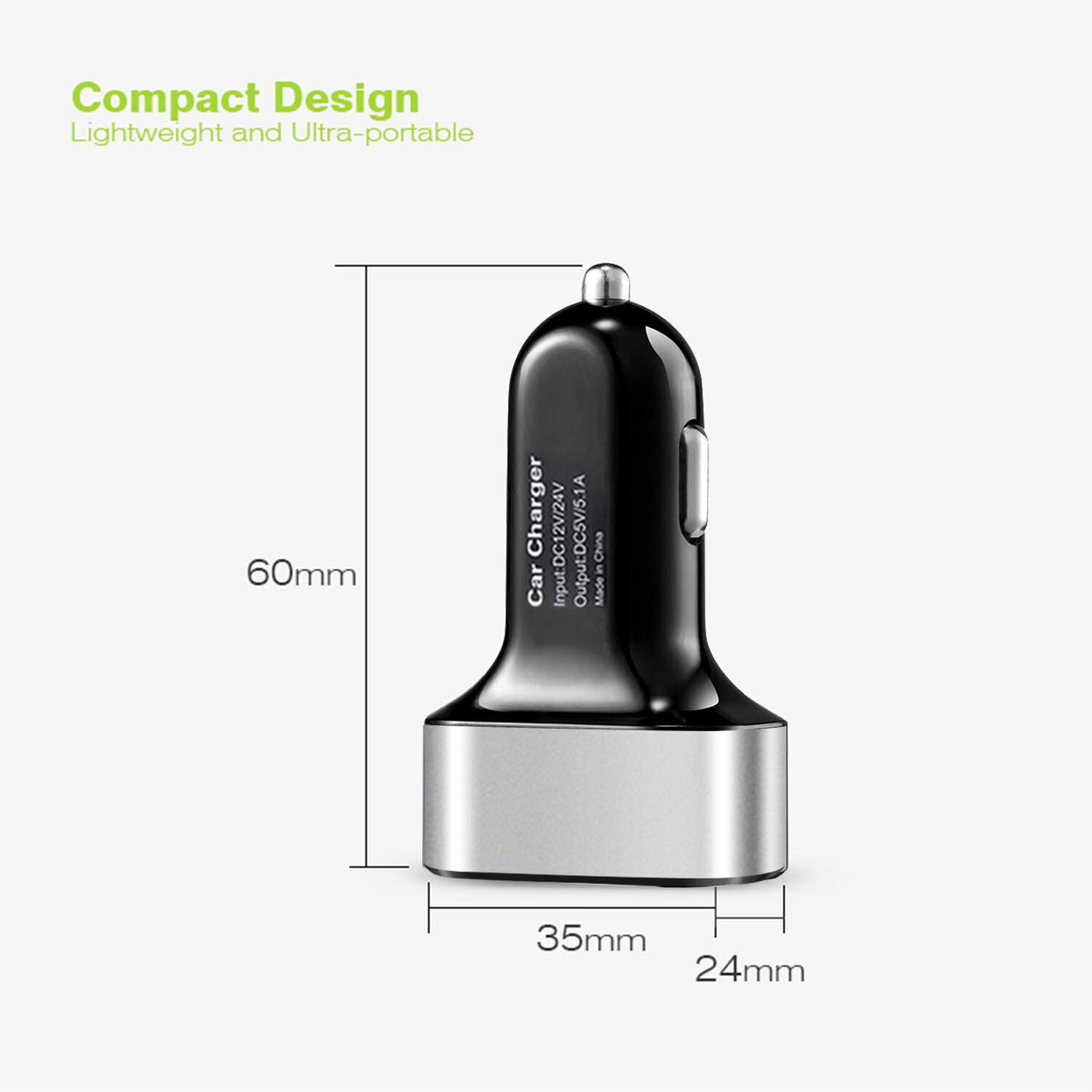 USB Port Cigarette Lighter Charger 30W 5.5A Automotive - DailySale