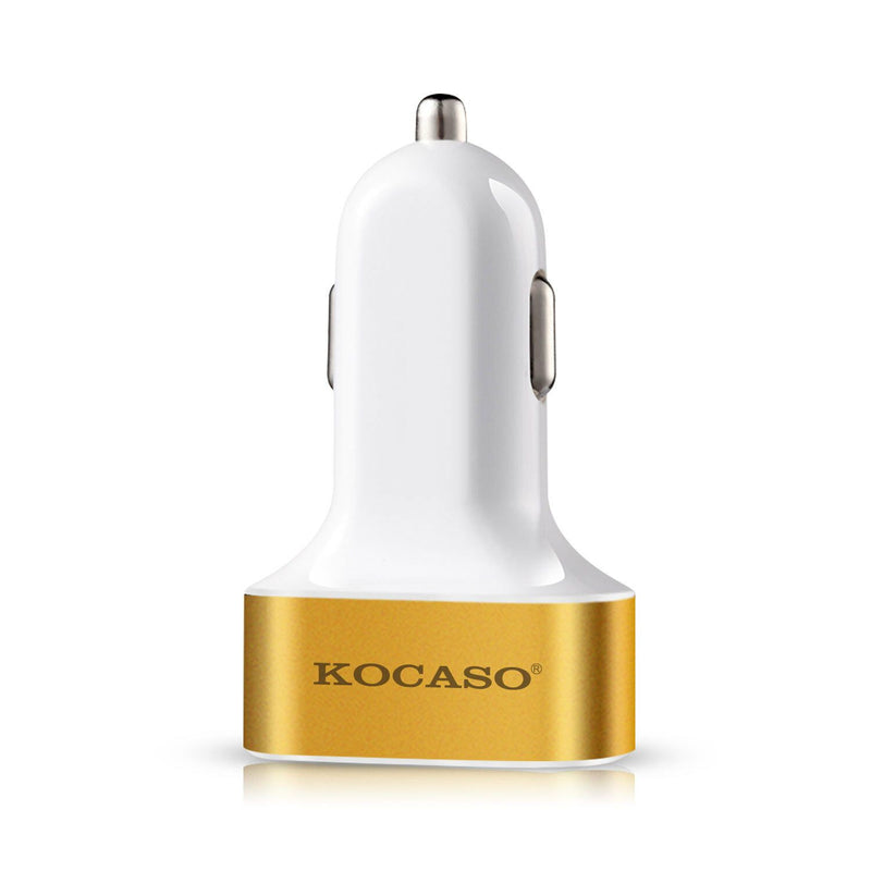 USB Port Cigarette Lighter Charger 30W 5.5A Automotive Gold - DailySale