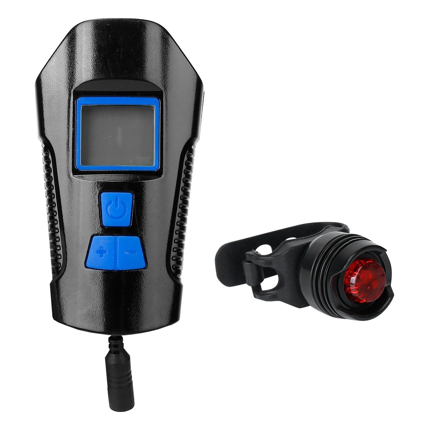 USB Rechargeable Bike Light Set with Speedometer and Odometer Sports & Outdoors - DailySale