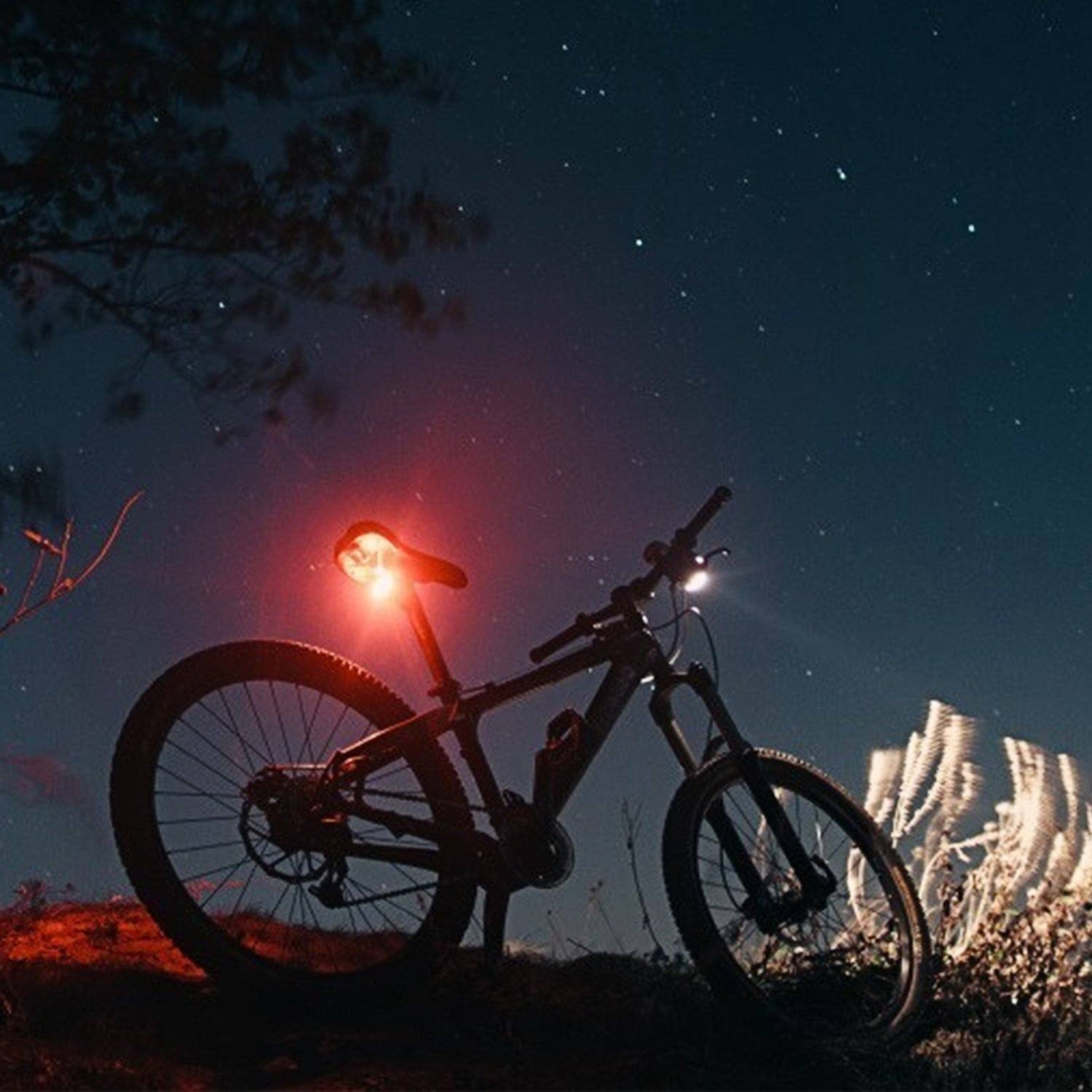 USB Rechargeable Bike Light Set with Speedometer and Odometer Sports & Outdoors - DailySale