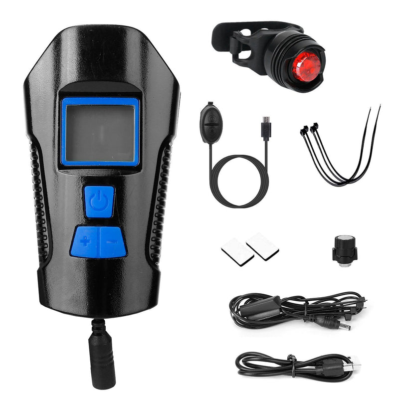 USB Rechargeable Bike Light Set with Speedometer and Odometer Sports & Outdoors - DailySale