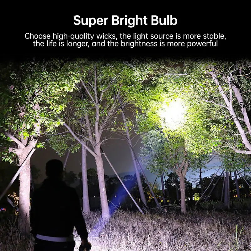 USB Rechargeable High Power LED Flashlight Sports & Outdoors - DailySale