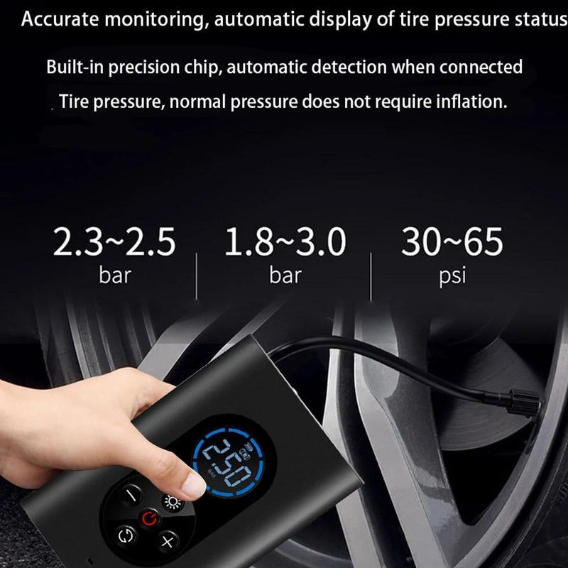 USB Rechargeable Intelligent Air Pump Car Portable Automotive - DailySale