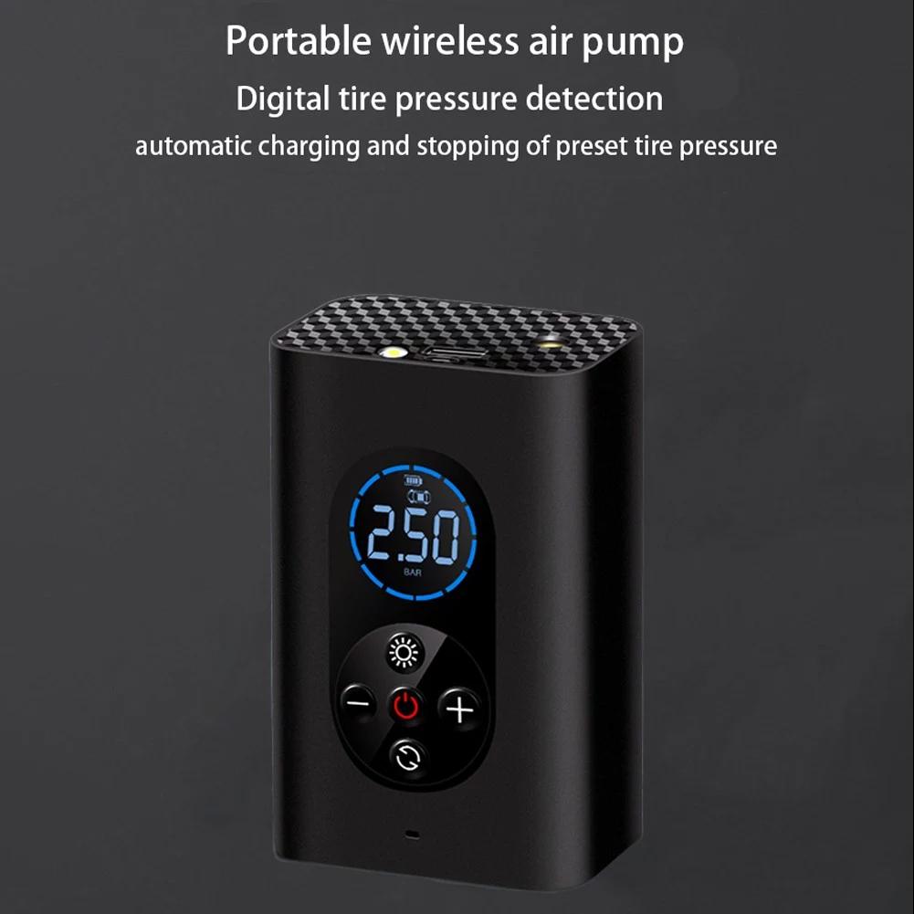 USB Rechargeable Intelligent Air Pump Car Portable Automotive - DailySale