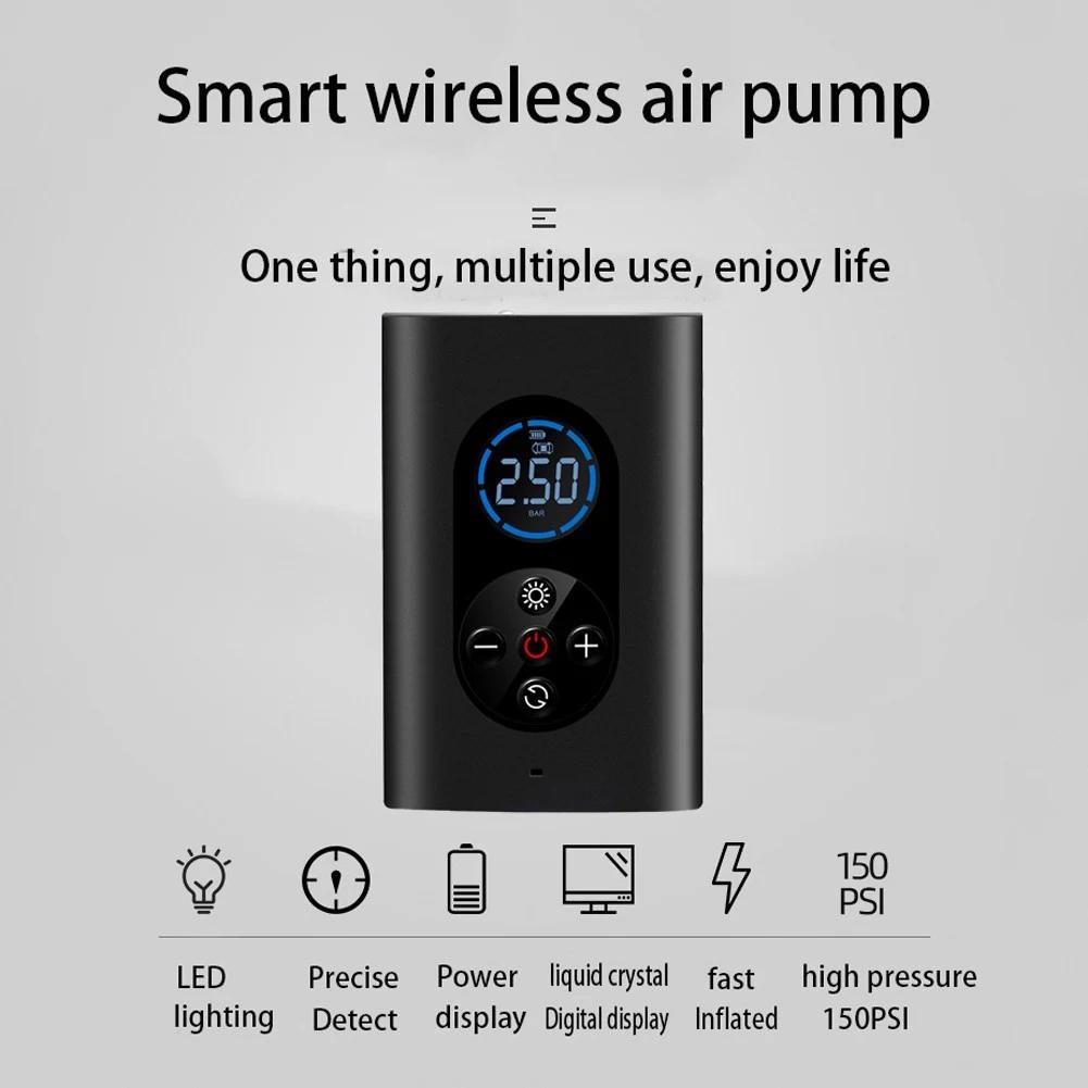 USB Rechargeable Intelligent Air Pump Car Portable Automotive - DailySale