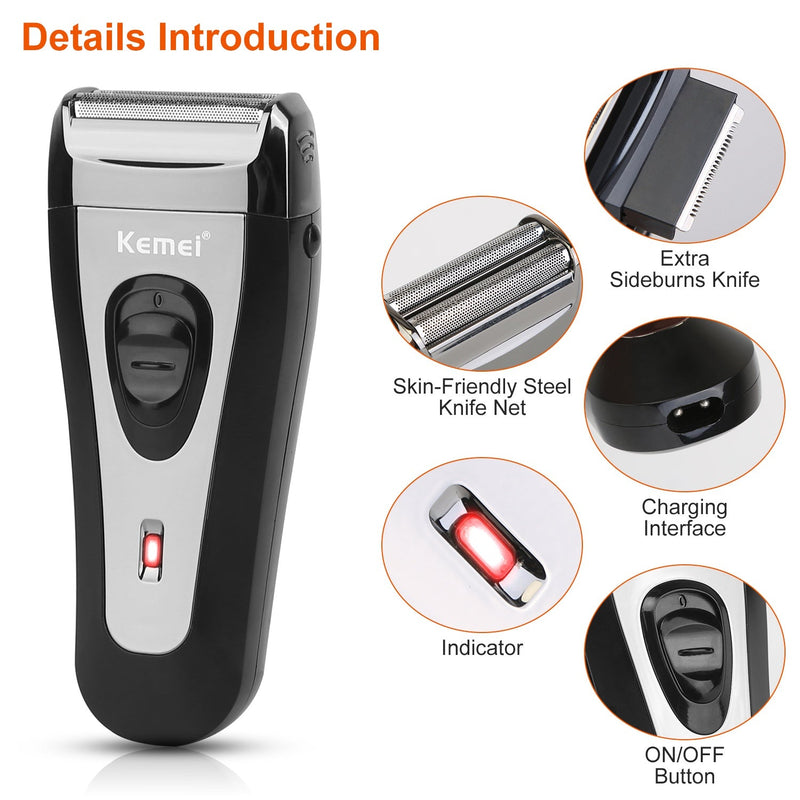 USB Rechargeable Men Electric Shaver Men's Grooming - DailySale