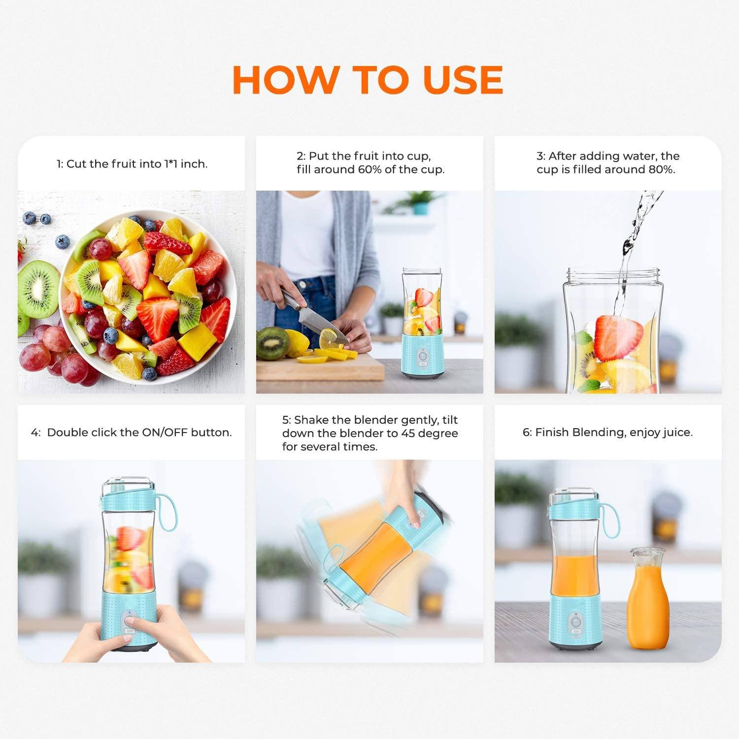 USB Rechargeable Portable Blender Kitchen & Dining - DailySale