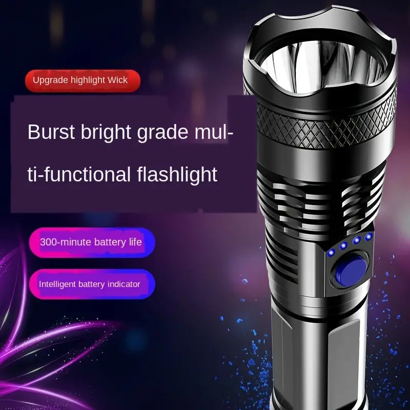 USB Rechargeable Strong Light Flashlight Sports & Outdoors - DailySale