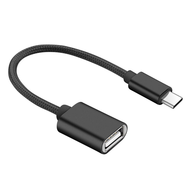USB to USB-C Adapter Mobile Accessories Black - DailySale