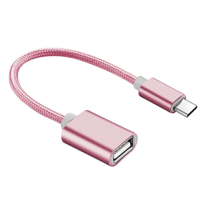 USB to USB-C Adapter Mobile Accessories Pink - DailySale
