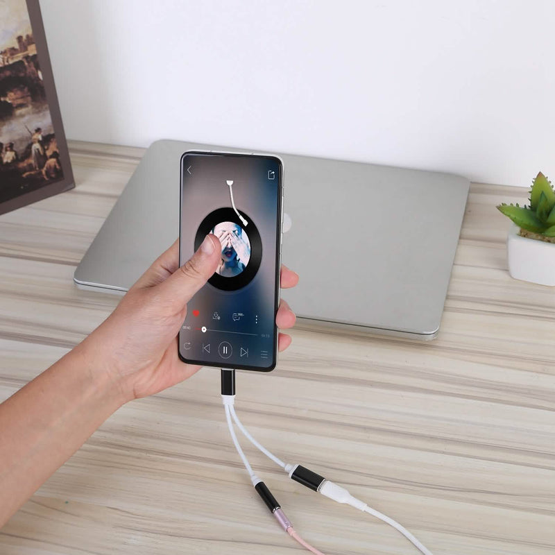 USB Type C to 3.5MM Aux Audio Charging Adapter Mobile Accessories - DailySale
