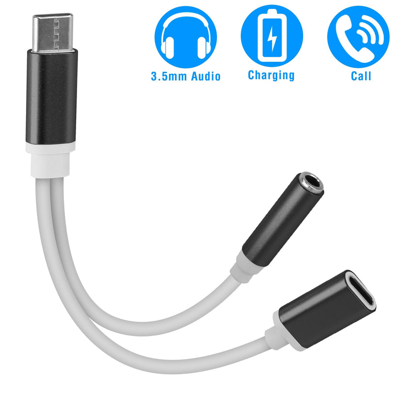 USB Type C to 3.5MM Aux Audio Charging Adapter Mobile Accessories - DailySale