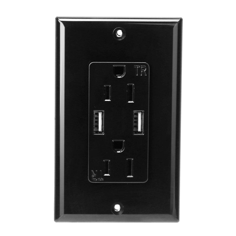 USB Wall Outlet Dual 2.4A USB Wall Charger