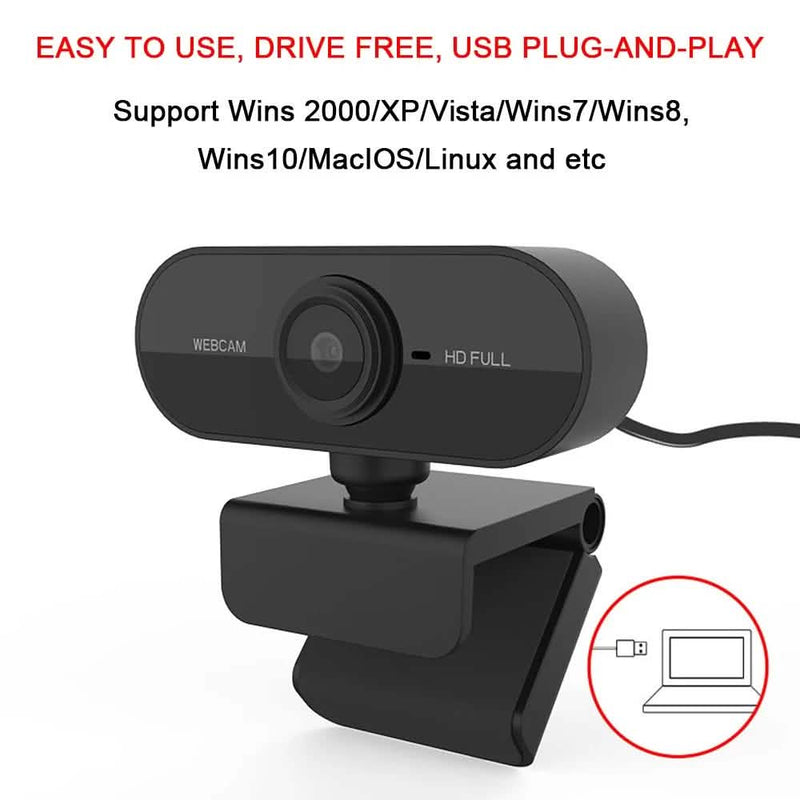 USB2.0 1080P FHD Webcam Computer Accessories - DailySale
