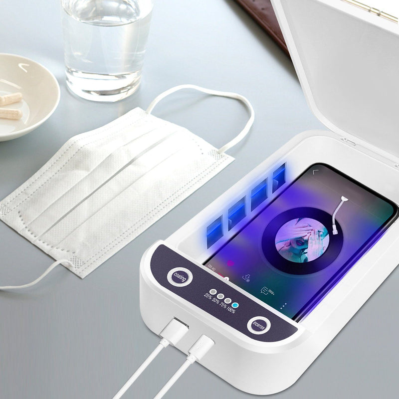 UV Light Phone Disinfection Box with Aromatherapy Function Mobile Accessories - DailySale