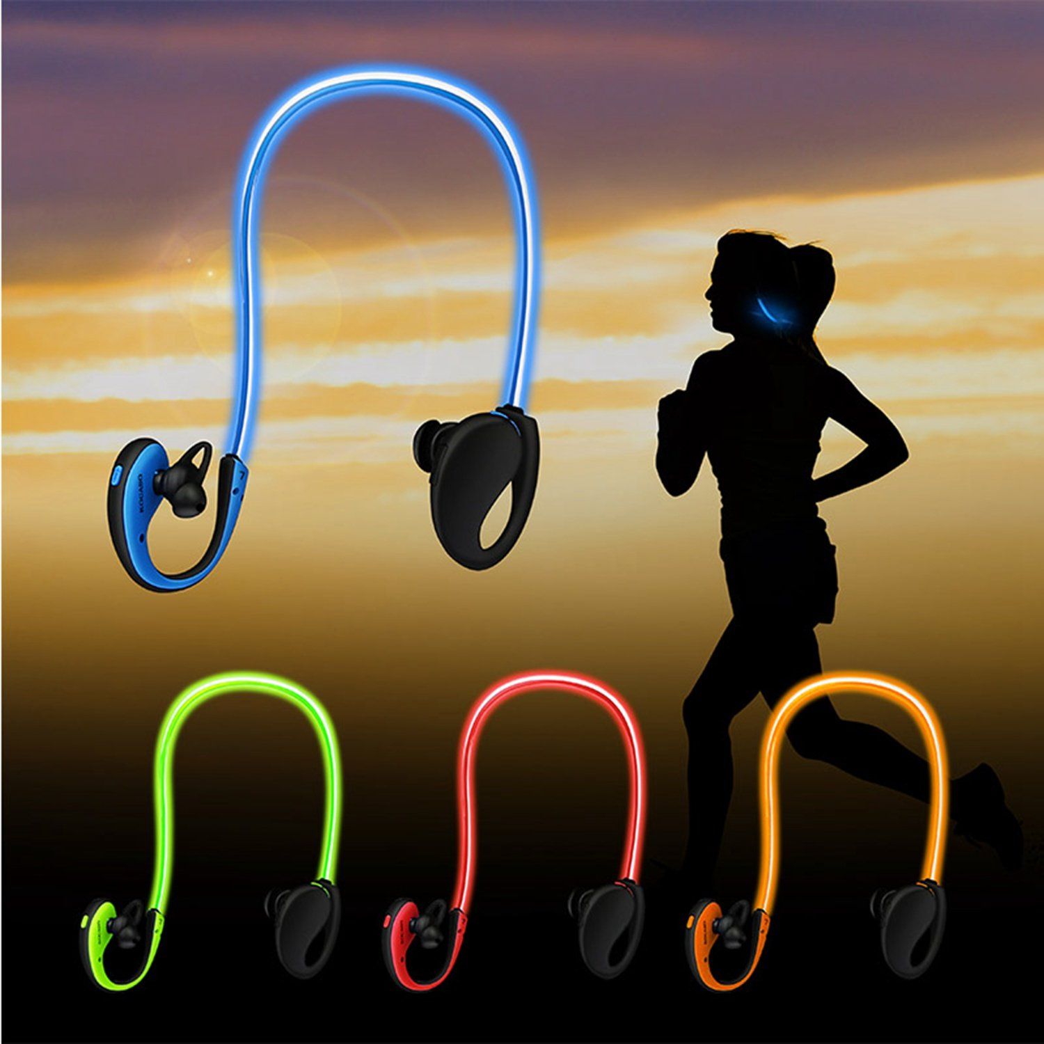 V4.1 Neckband Wireless Sports Headset Headphones & Audio - DailySale