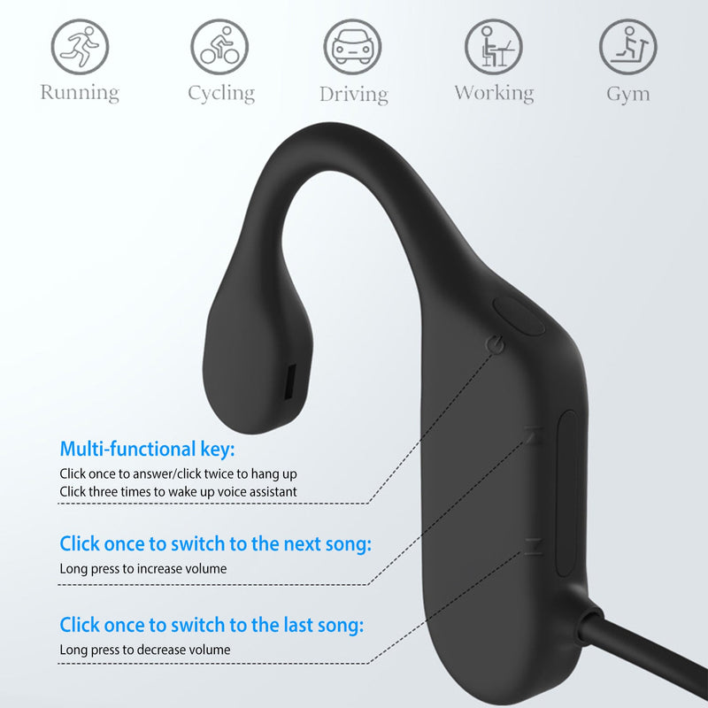 V5.1 Wireless Bone Conduction Headphone Headphones & Audio - DailySale