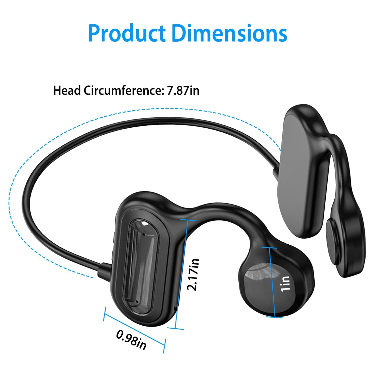 V5.1 Wireless Bone Conduction Headphone Headphones - DailySale