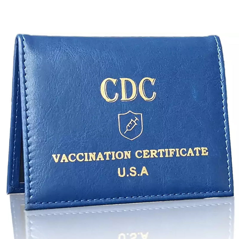 Vaccine Card Holder Vaccination Passport Holder Bags & Travel Blue 1-Pack - DailySale