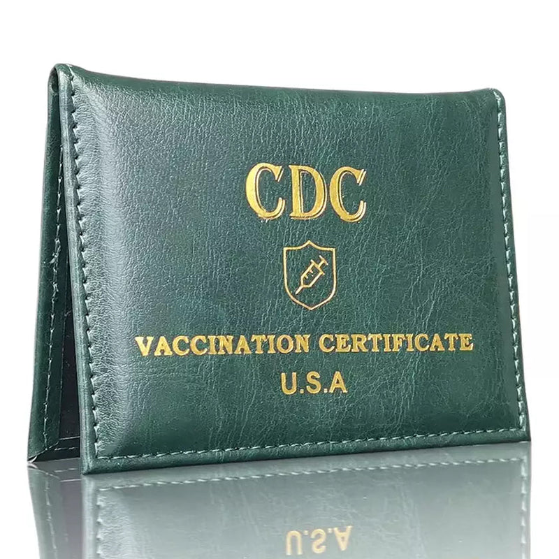 Vaccine Card Holder Vaccination Passport Holder Bags & Travel Green 1-Pack - DailySale