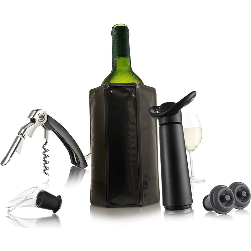Vacu Vin Wine Saver Pump with 2 Vacuum Bottle Stoppers Kitchen & Dining - DailySale
