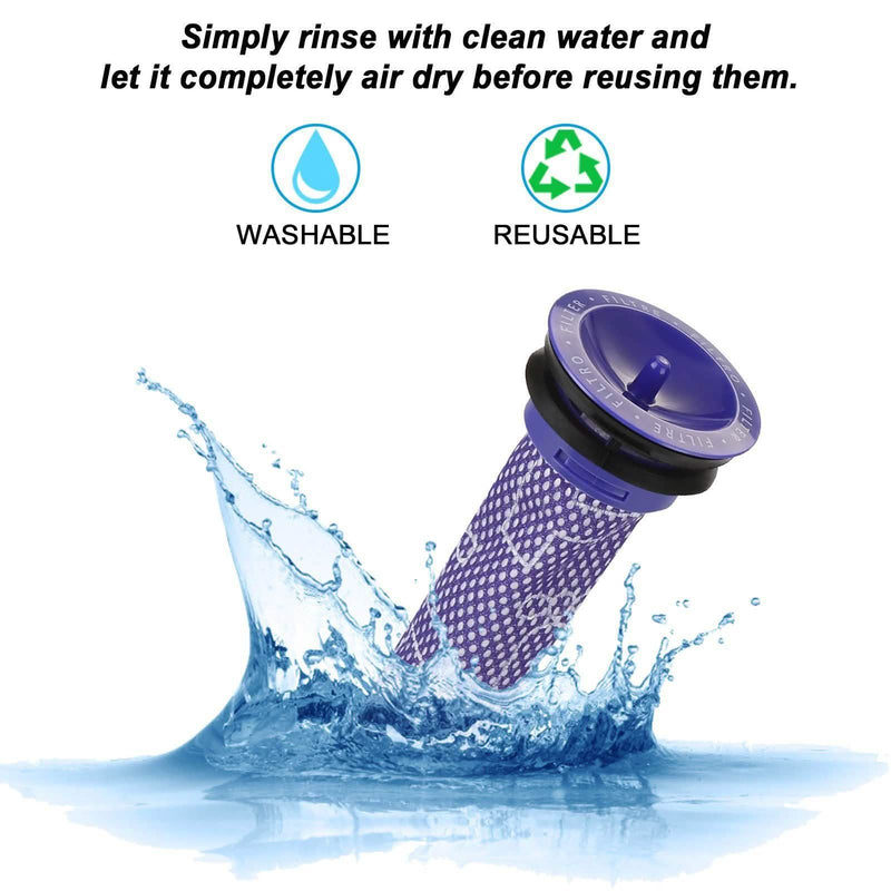 Vacuum Replacement Post Pre Motor HEPA Filters Kit Household Appliances - DailySale