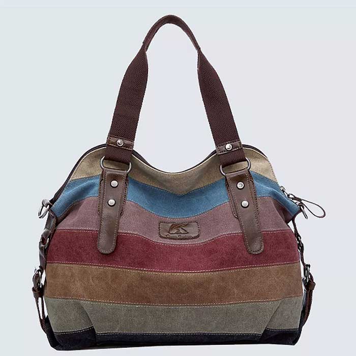 Valencia Canvas Shoulder Bag - DailySale, Inc