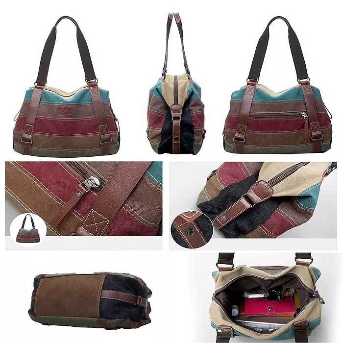 Valencia Canvas Shoulder Bag Handbags & Wallets - DailySale
